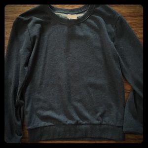 Dark greyhound long sleeve sweater.